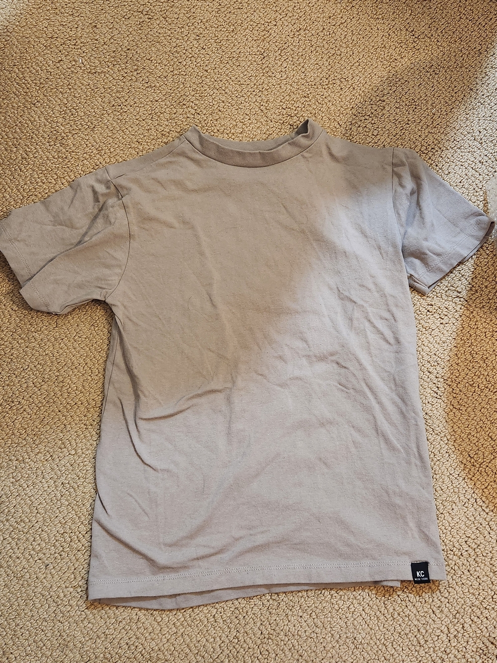 Brand New No Tags Boys Kenneth Cole Tan T-Shirt Size 12